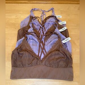 Arula by Altar’d State : 4 Lace Bralettes